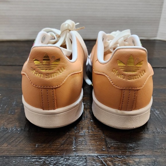 Adidas x Stan Smith Primegreen floral sneakers women's size 6 new! - Picture 6 of 9